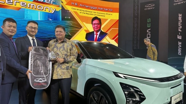 Chery Koreksi Menteri Airlangga soal Baterai Nikel di Omodo E5: Kami Pakai LFP