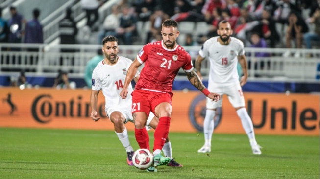 Pertandingan antara Qatar dan Suriah di Piala Asia 2023 (the-afc.com)
