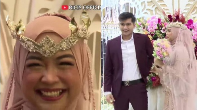 Momen Ria Ricis Pura-Pura Bahagia Dengan Teuku Ryan saat Anniversary Pernikahan Pertama (YouTube/Ricis Officia)