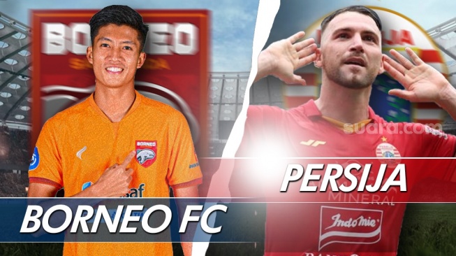 Prediksi Borneo FC vs Persija Jakarta dalam pekan ke-24 Liga 1 2023/2024 di Stadion Batakan, Selasa (6/2/2024). (Dok. Suara.com). 