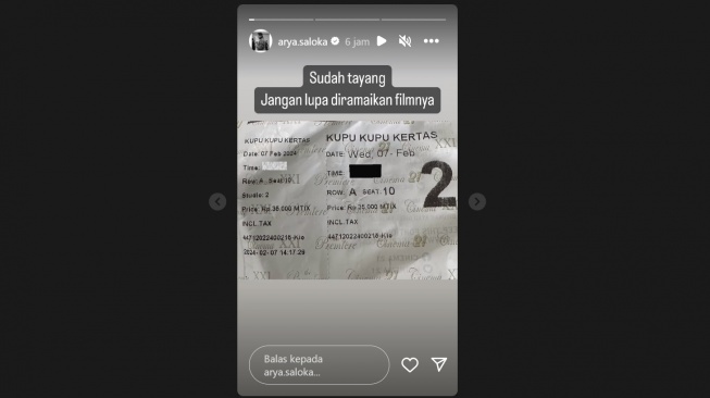 Unggahan Arya Saloka (Instagram/@arya.saloka)