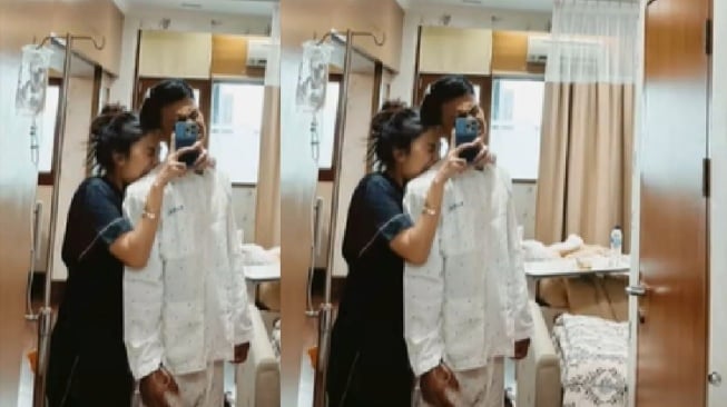 Pratama Arhan dan Azizah Salsha di rumah sakit (tiktok)