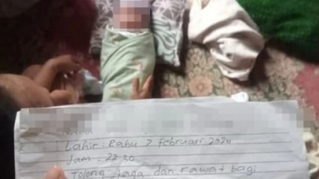 Heboh Penemuan Bayi di Sukadana dengan Selembar Surat, Ibu Bayi Janji Ambil Kembali 3 Tahun Lagi