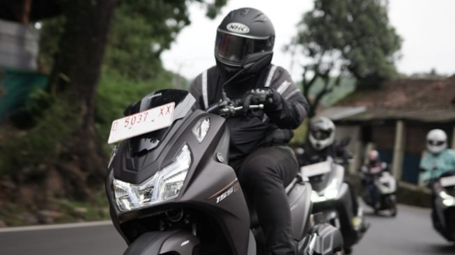 Test Ride Yamaha Lexi LX 155 di Bandung, Jawa Barat. (Foto: Yamaha)