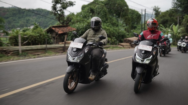 Test Ride Yamaha Lexi LX 155 di Bandung, Jawa Barat. (Foto: Yamaha)