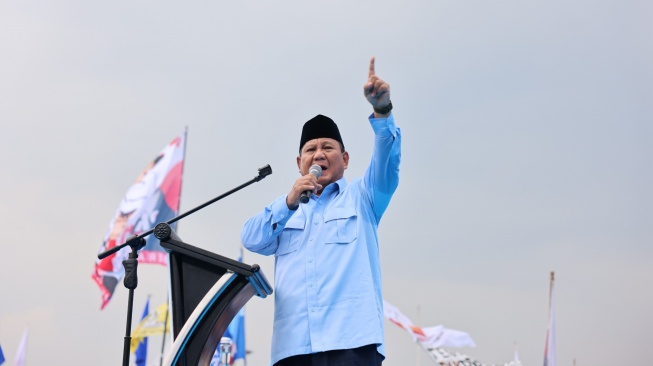 Gara-gara Sering Joget di Panggung dan Dinilai Nggak Punya Gagasan, Prabowo Izin ke Kiai Saat di Sidoarjo