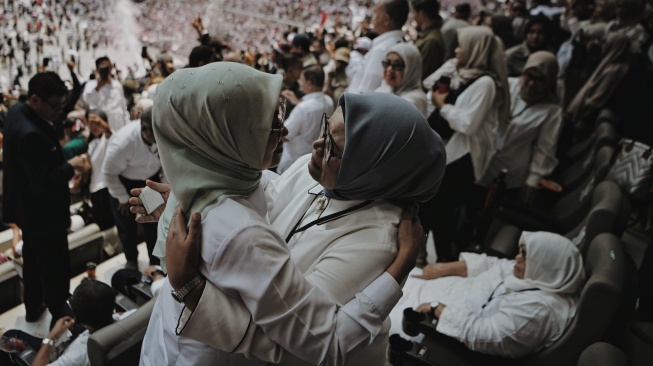 Fery Farhati Terharu Saksikan Lautan Massa di Kampanye Akbar Anies-Muhaimin