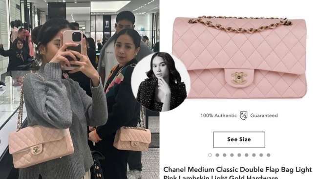 Tas Chanel Kembar Nagita Slavina dan Azizah Salsha (Instagram)