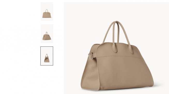 Soft Margaux 15 Bag in Leather. (Therow.com)