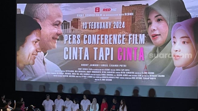 Film Kisah Cinta Ganjar-Atikoh Diluncurkan di Masa Tenang Pilpres 2024, Elite TPN Hadiri Gala Premiere