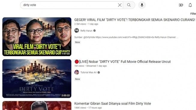 Fakta Film Dirty Vote (suara.com)