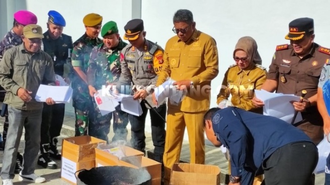 30 Ribu Surat Suara Rusak dan 200 Nyasar Dimusnahkan KPU Bontang