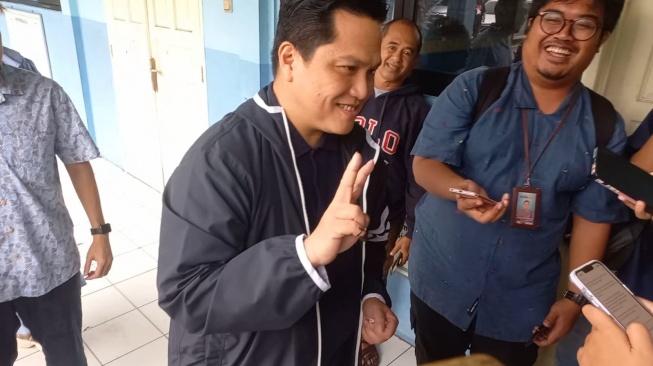 Setelah Nyoblos Menteri BUMN Erick Thohir Yakin Tidak Akan Ada Kecurangan di TPS