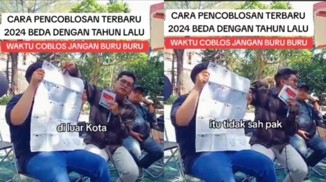 Cara Mencoblos yang Buat Suara Tidak Sah Pemilu 2024, Nyoblos di Luar Kotak hingga Pakai Rokok!