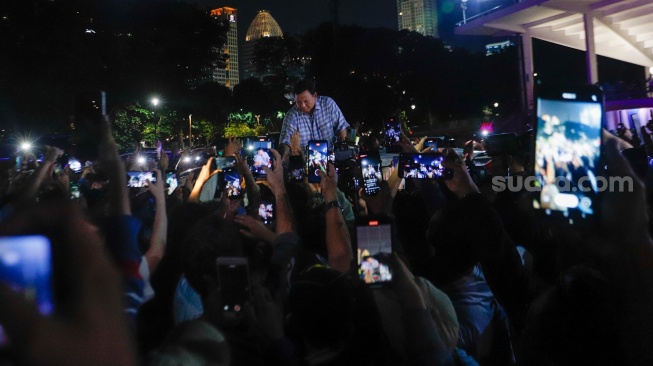 Teriakan Prabowo Presiden saat Tinggalkan Area Istora Senayan