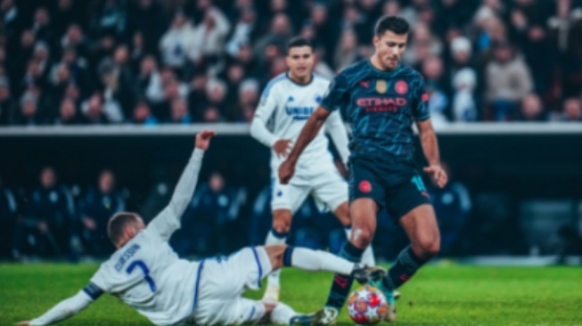 Kalahkan FC Copenhagen 3-1, Satu Langkah Manchester City di Babak 8 Besar