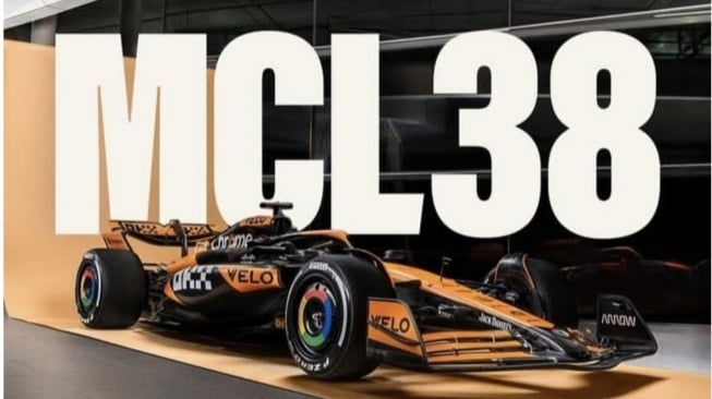 McLaren Pamerkan MCL38 di Silverstone, Tim Siap Guncangkan Seri Perdana F1 GP Bahrain