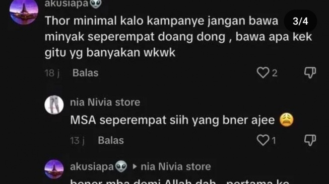 Beda dari Komeng, Thariq Halilintar Diduga Lakukan Serangan Fajar Kasih  Minyak Goreng Sebelum Pemilu