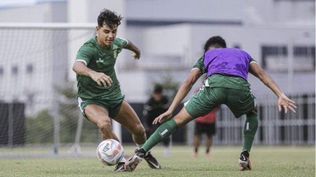 Sesi Latihan Klub Persebaya Surabaya. (persebaya.id)