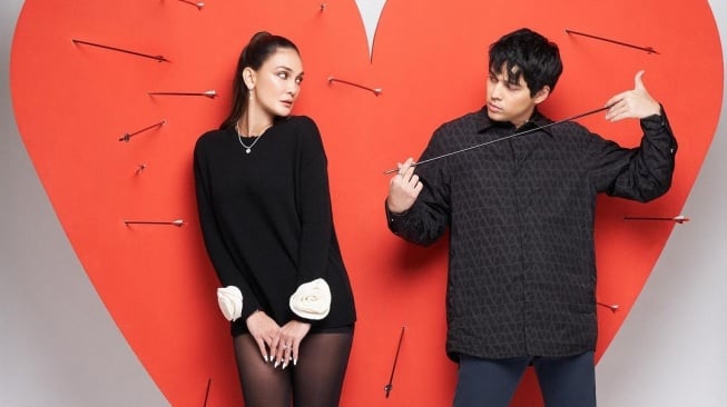 Pemotretan Luna Maya dan Maxime Bouttier (Instagram/@lunamaya)