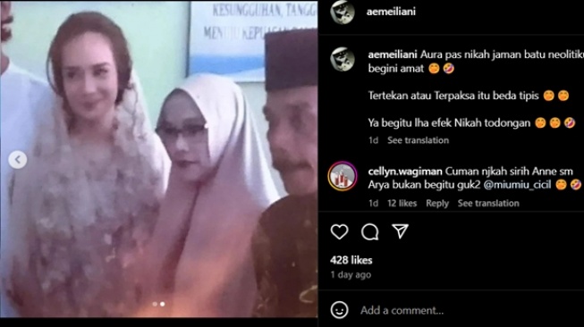 Akad nikah Putri Anne dan Arya Saloka (Instagram)