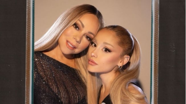 Ariana Grande dan Mariah Carey Pamer Nada Tinggi di Lagu 'yes, and?' Remix