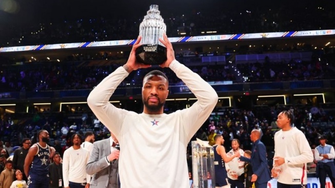 Tampil Memukau, Damian Lillard Sabet Gelar MVP All-Star 2024