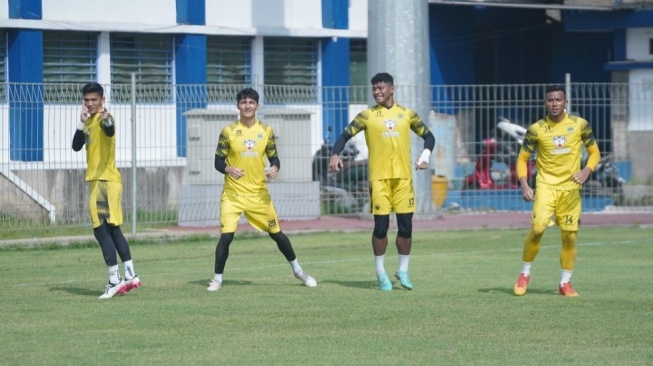 Sesi Latihan Klub Persib Bandung. (persib.co.id)