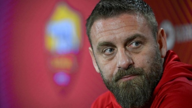 Pelatih AS Roma Danielle De Rossi. (HO-AS Roma)