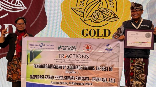 Bangga, Kakao Jembrana Raih Cacao of Excellence Silver Award 2023