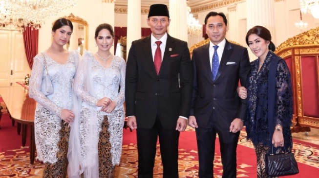 Tak Kalah Cantik dari Annisa Pohan, Penampilan Aliya Rajasa di Pelantikan AHY Tuai Pujian