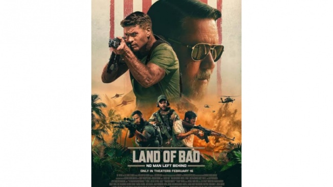 Review Film Land of Bad, Aksi Penuh Ketegangan dengan Spektakel Visual!