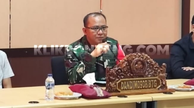 Dandim 0907 Bontang Letkol Inf Aryo Bagus Daryanto. [KlikKaltim.com]