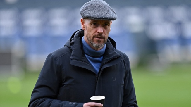 Manajer Manchester United, Erik ten Hag. [G KYRK / AFP]