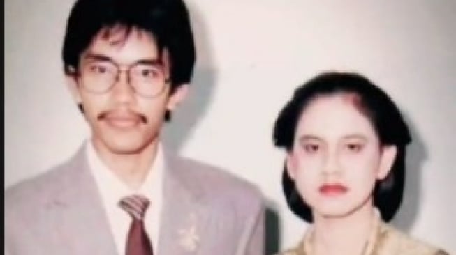 Foto nikahan Jokowi dan Iriana (TikTok)