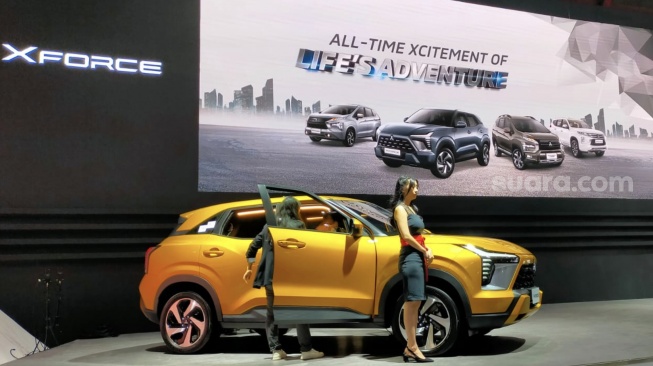 Warna Kuning dan Manoeuvrability Mitsubishi XForce Sangat Berkesan Bagi Sosok Ini