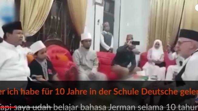 Momen Prabowo Subianto Cas Cis Cus Bicara Bahasa Jerman Sampai Bikin Bule Keheranan