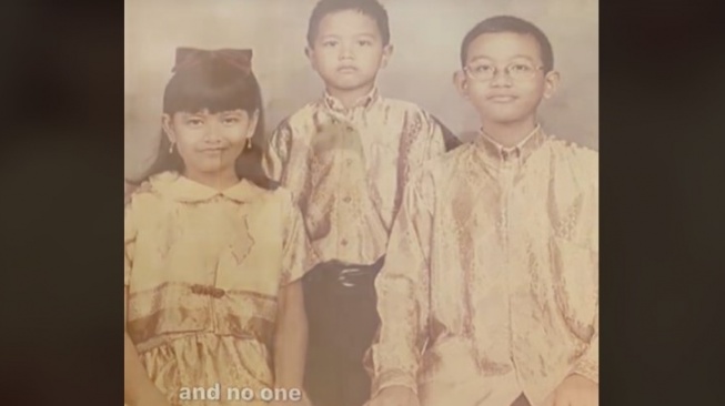 foto anak-anak jokowi. [TikTok]