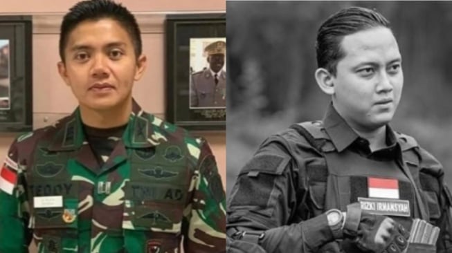 Adu Gaya Mayor Teddy dan Rizky Irmansyah Ajudan Prabowo, Sama-sama Dekat dengan Artis Janda Nih?