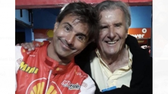 Wilson Fittipaldi dan Christian Fittipaldi, pencetak rekor bapak-anak sama-sama mencetak point di F1 GP Jepang 1992 [picture courtesy of Christian Fittipaldi].