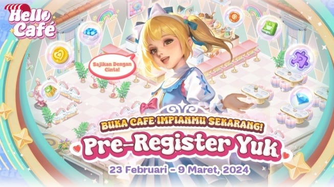 Cara Pre-Registrasi Hello Cafe, Dapatkan Welcome Gift