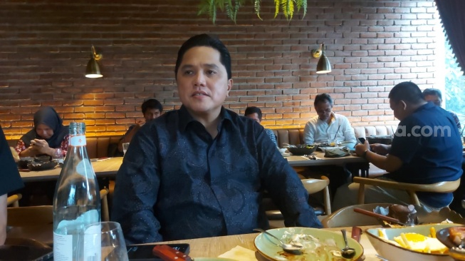 Menteri BUMN Erick Thohir/Achmad Fauzi