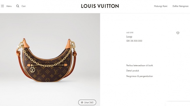 Tas Ria Ricis dari Teuku Ryan. (id.louisvuitton.com)