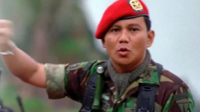 Prabowo Subianto semasa masih berpartisipasi pada militer. (Foto: Ist)