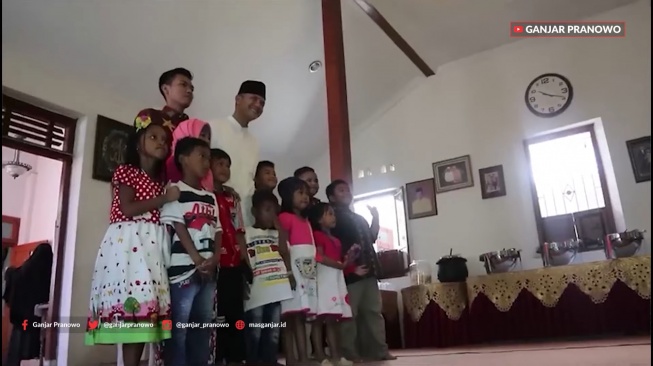 Potret rumah Ganjar Pranowo di Kutoarjo (YouTube/Ganjar Pranowo)