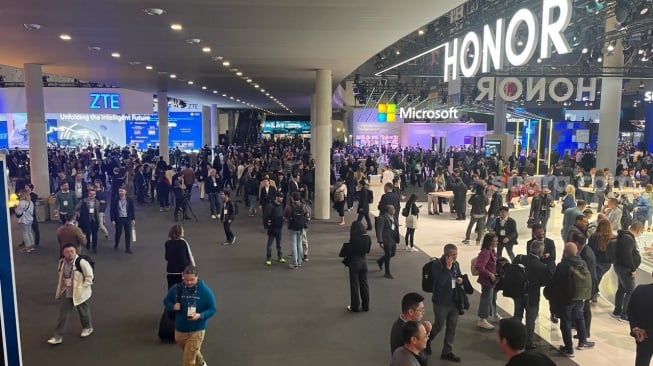 Gelaran Mobile World Congress (MWC) 2024 Barcelona, mulai Senin 26 Februari hingga Kamis 29 Februari 2024. [Suara.com/Suwarjono]