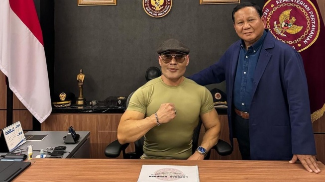 Deddy Corbuzier bangga Prabowo naik pangkat (Instagram/@mastercorbuzier)