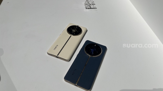 Realme 12 Pro Plus 5G diluncurkan ke Indonesia, Kamis (29/2/2024). [Suara.com/Dicky Prastya]