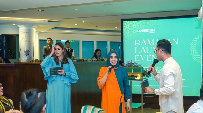 Rieta Amilia di Le Meridien Jakarta pada Rabu (28/2/2024). [Istimewa]