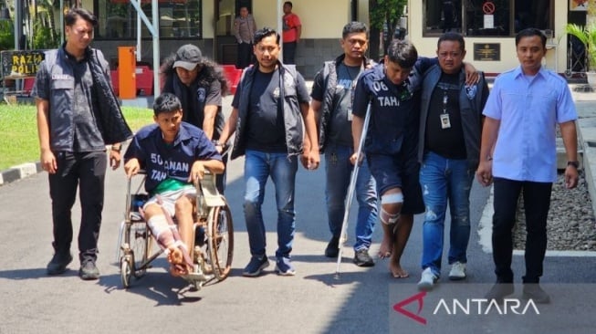 Dor! Polisi Tembak Dua Pelaku Penganiayaan di Semarang, Ini Tampangnya